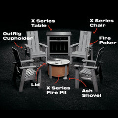 X Series Total Patio Fire Pit Bundle